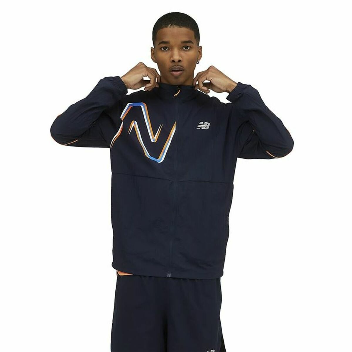Windcheater Jacket New Balance Dark blue - Le schmidt