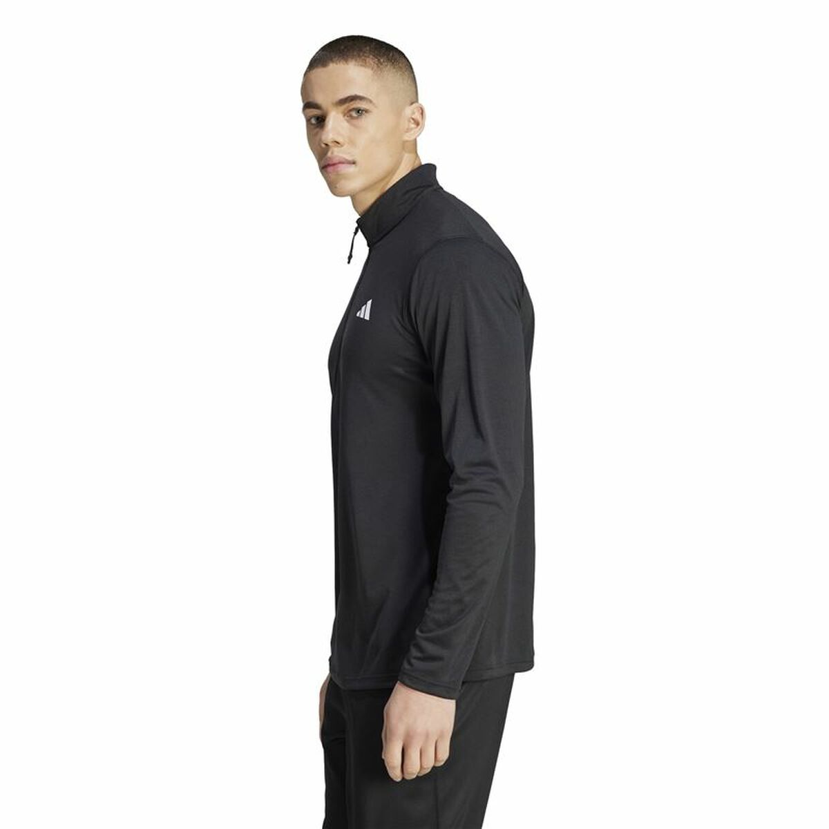 Training Sweatshirt for Adults Adidas Tr-Es+ 1I4Zip Black - Le schmidt