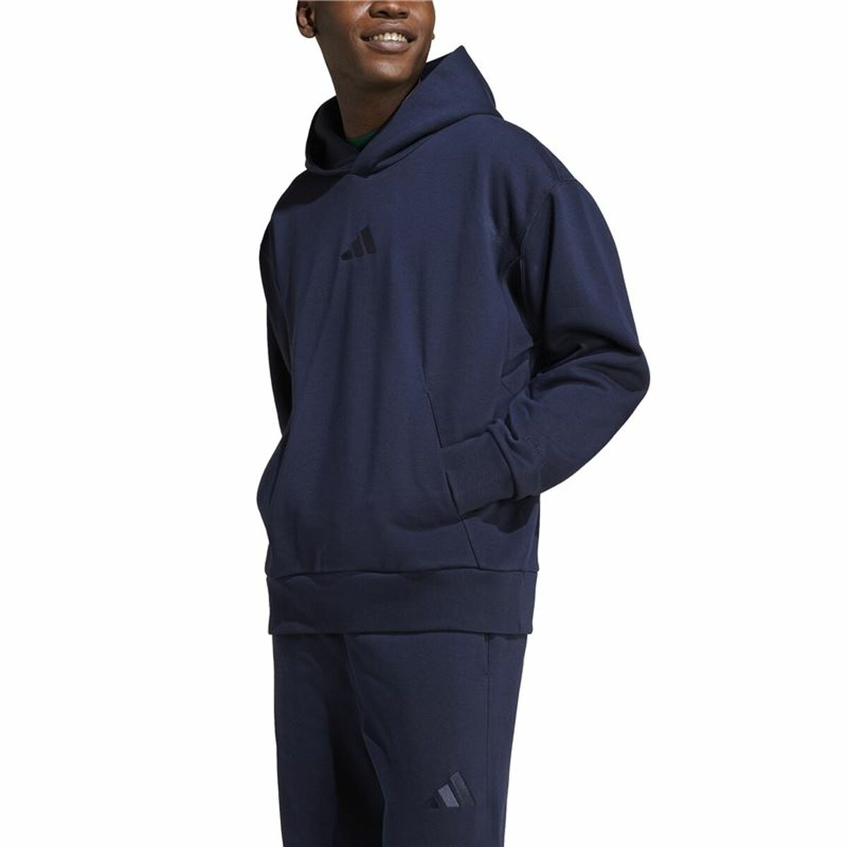 Men’s Hoodie Adidas All Szn Fleece Hoodie Blue XL - Le schmidt