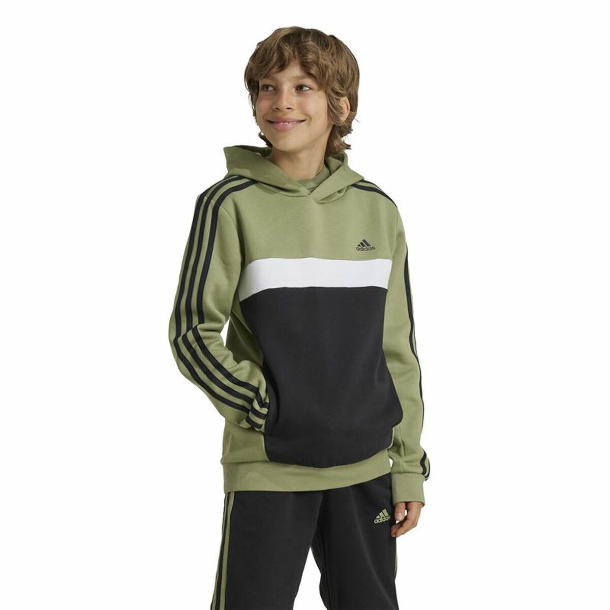 Children’s Hoodie Adidas Tiberio Green - Le schmidt