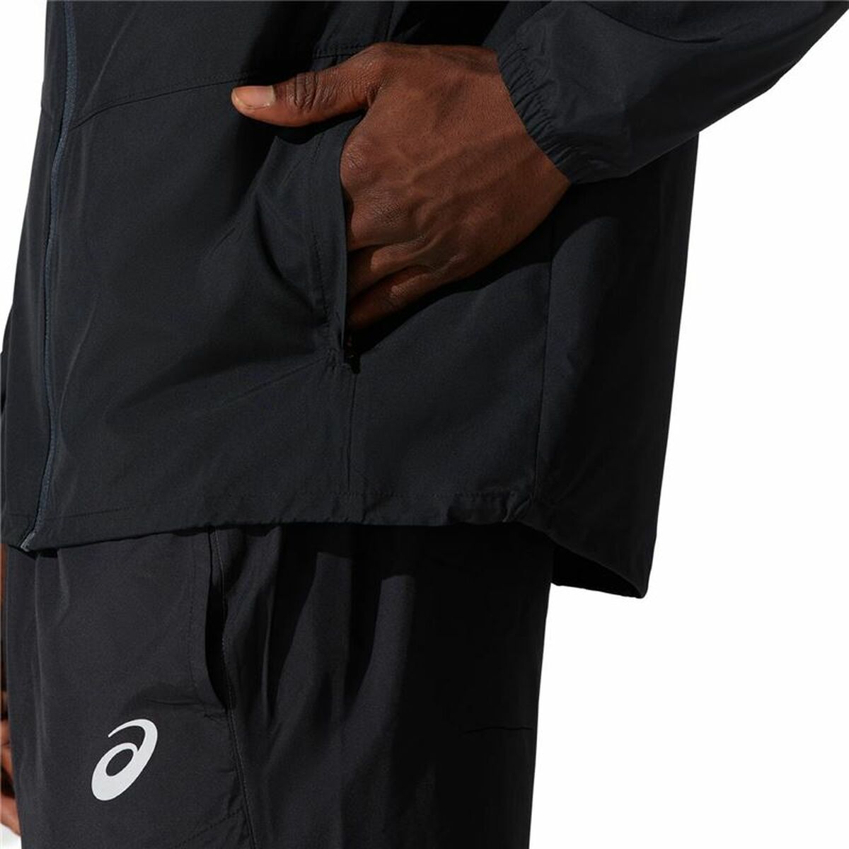 Men's Sports Jacket Asics Core Black - Le schmidt