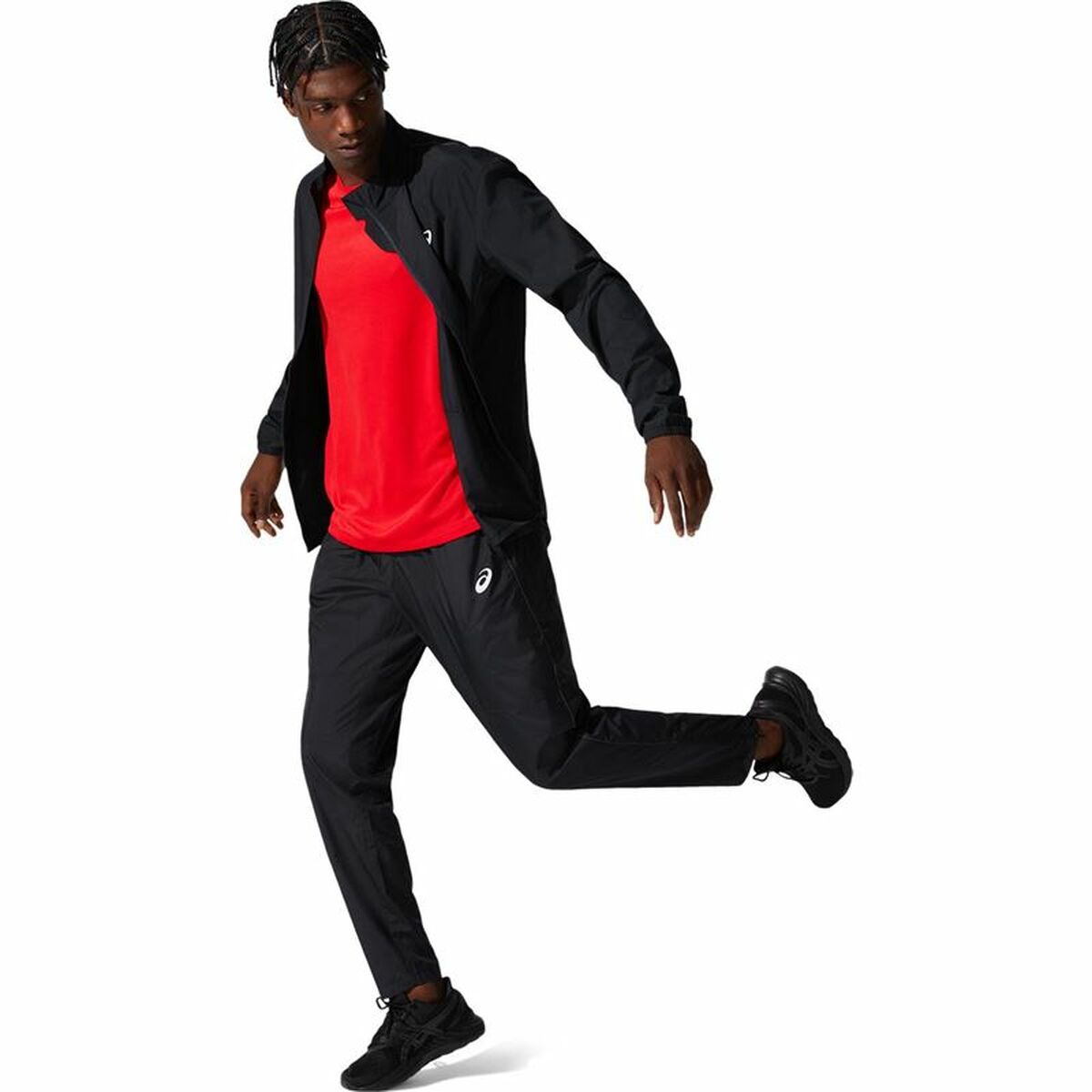 Men's Sports Jacket Asics Core Black - Le schmidt