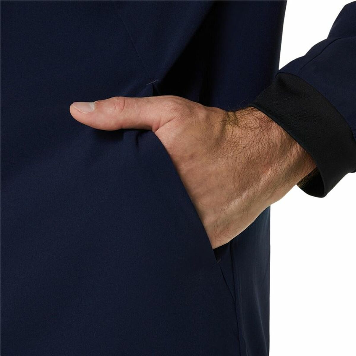 Men's Sports Jacket Asics Match Blue - Le schmidt