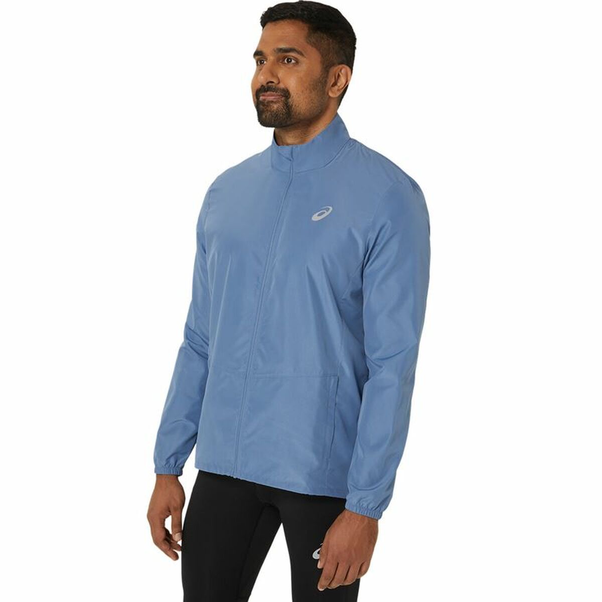 Men's Sports Jacket Asics Core Blue White - Le schmidt