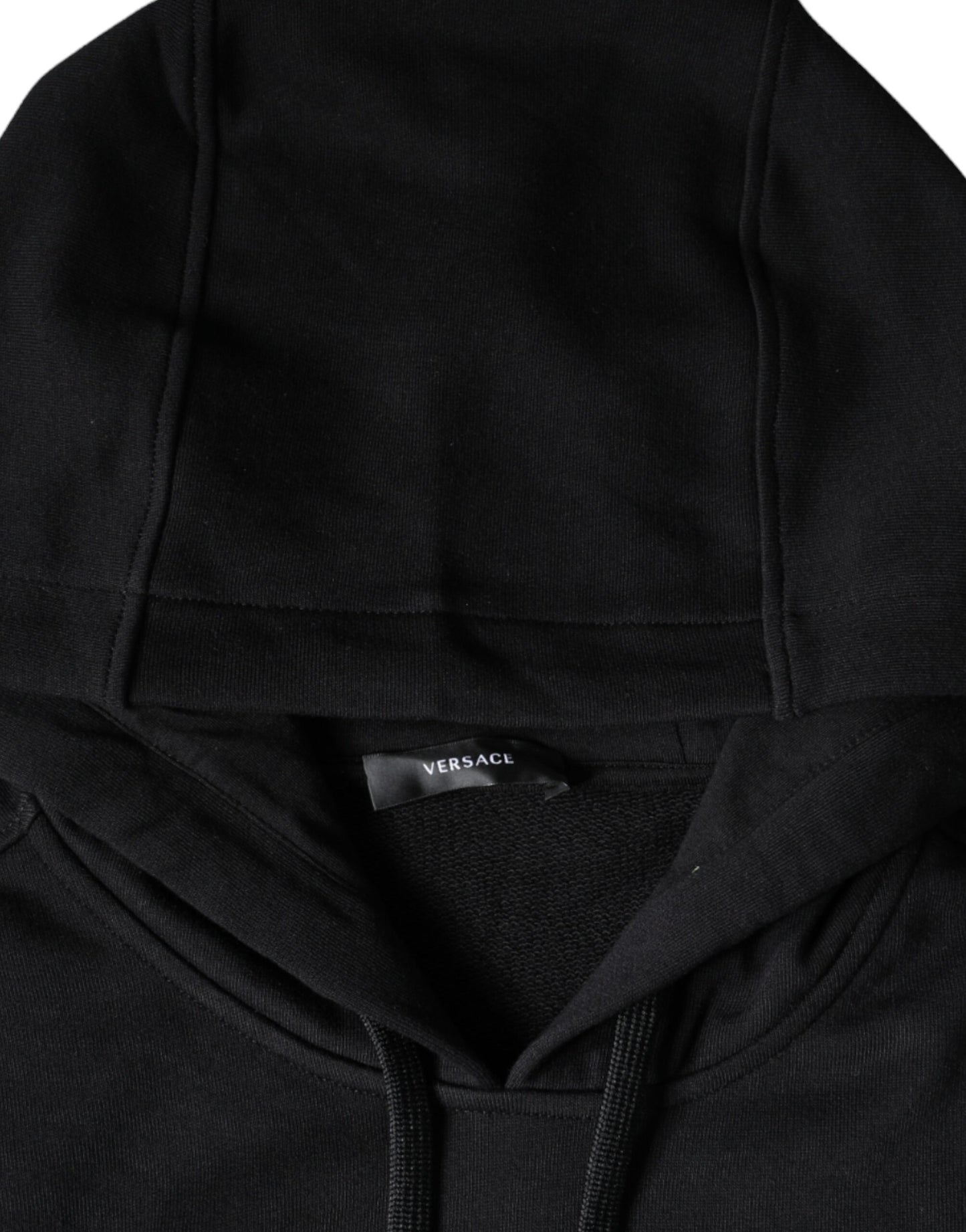 Versace Black Medusa Print Cotton HoodiePullover Sweatshirt Sweater - Le schmidt