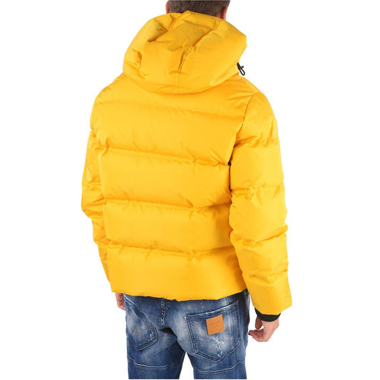 Dsquared² Yellow Nylon Men Jacket - Le schmidt