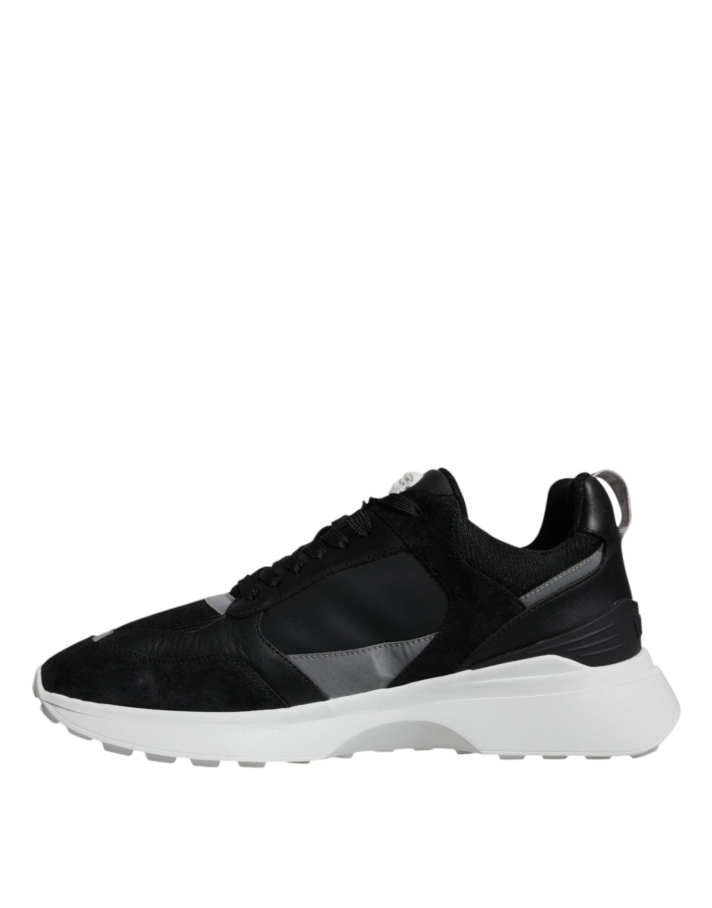 Versace Black Canvas Quad Fabric Medusa Low Top Sneaker Shoes - Le schmidt
