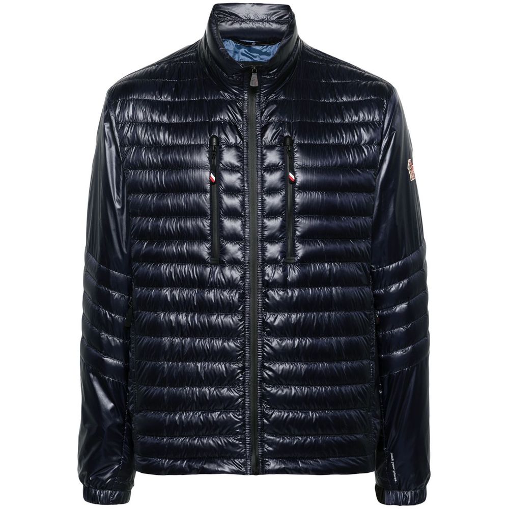 Moncler Blue Polyamide Men Jacket - Le schmidt