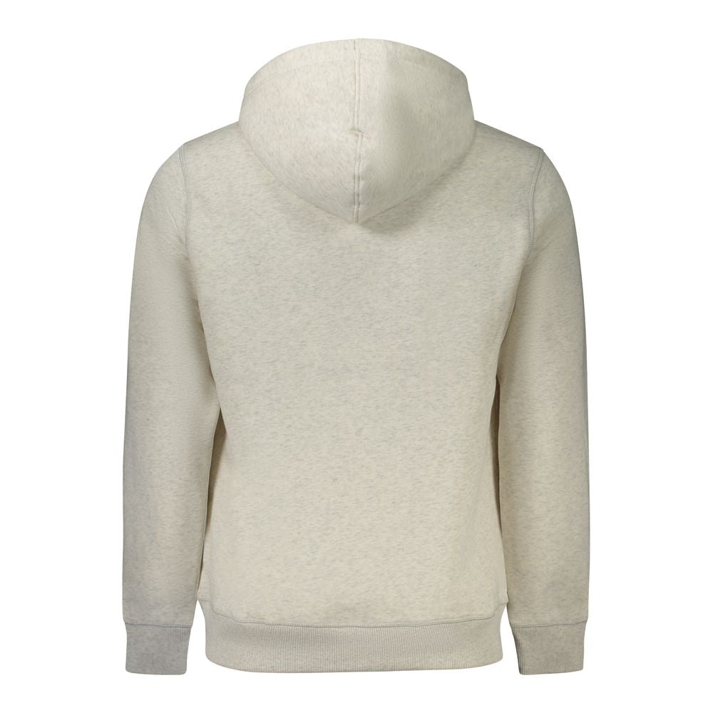 Calvin Klein Grå Bomuld Langærmet Herre Trøje Med Logo