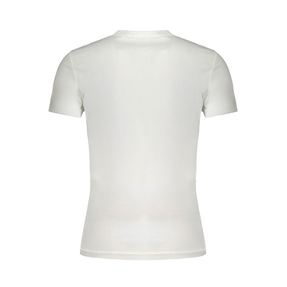 Calvin Klein Hvid Bomuld T Shirt Med Regenerativ Bomuld
