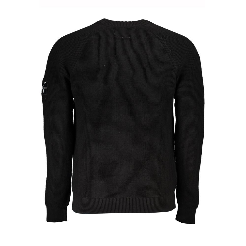 Calvin Klein Sleek Økologisk Bomuld Trøje Med Rund Hals