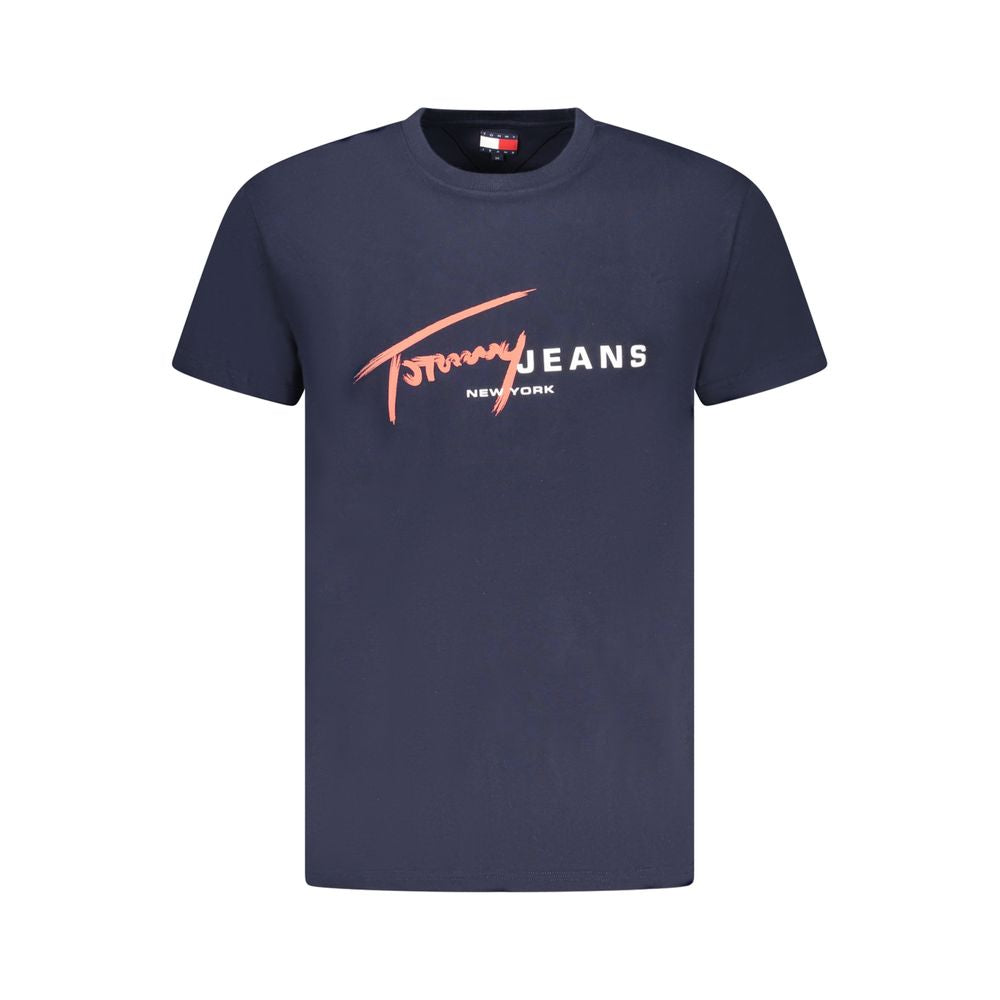 Tommy Hilfiger Blå Regenerativ Bomuld Herre Tshirt