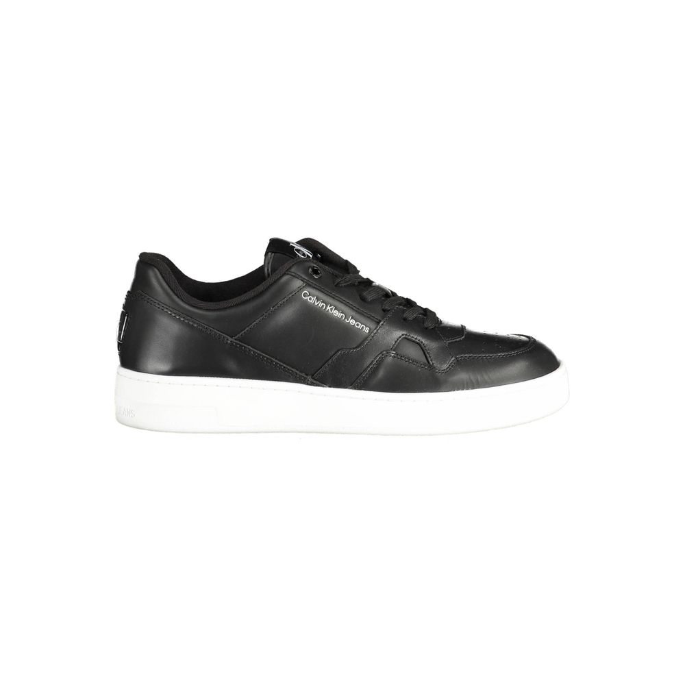 Calvin Klein Sort Polyester Sneaker Hverdagskomfort