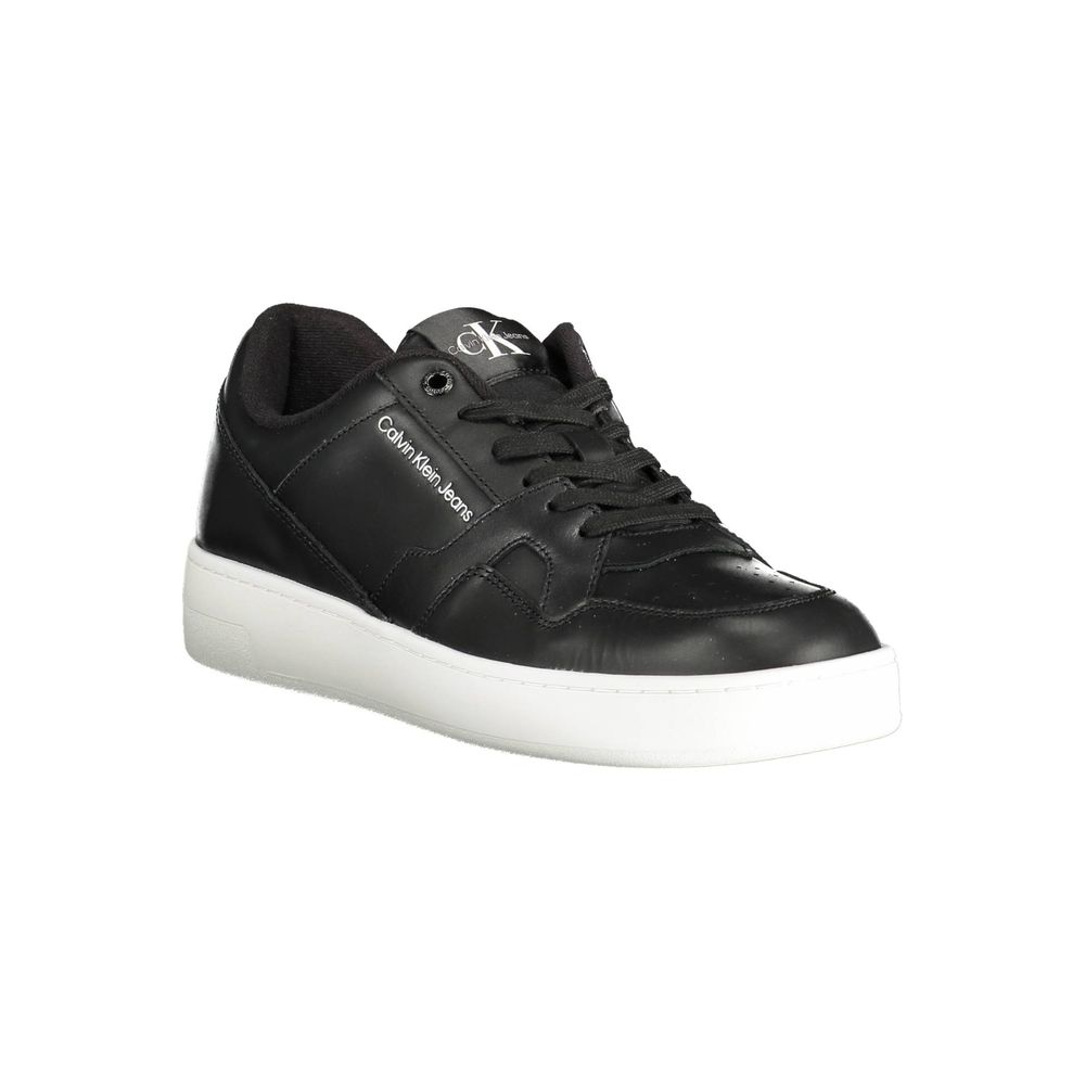 Calvin Klein Sort Polyester Sneaker Hverdagskomfort