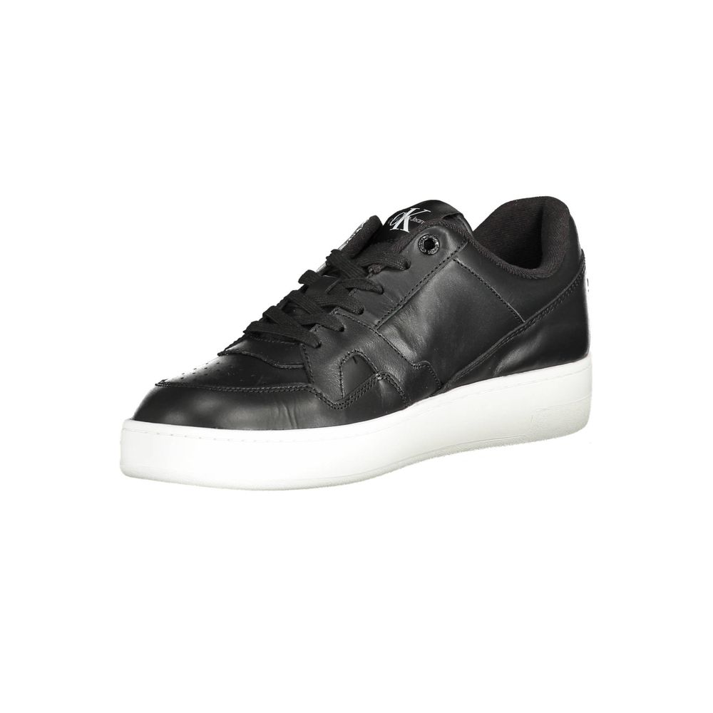 Calvin Klein Sort Polyester Sneaker Hverdagskomfort