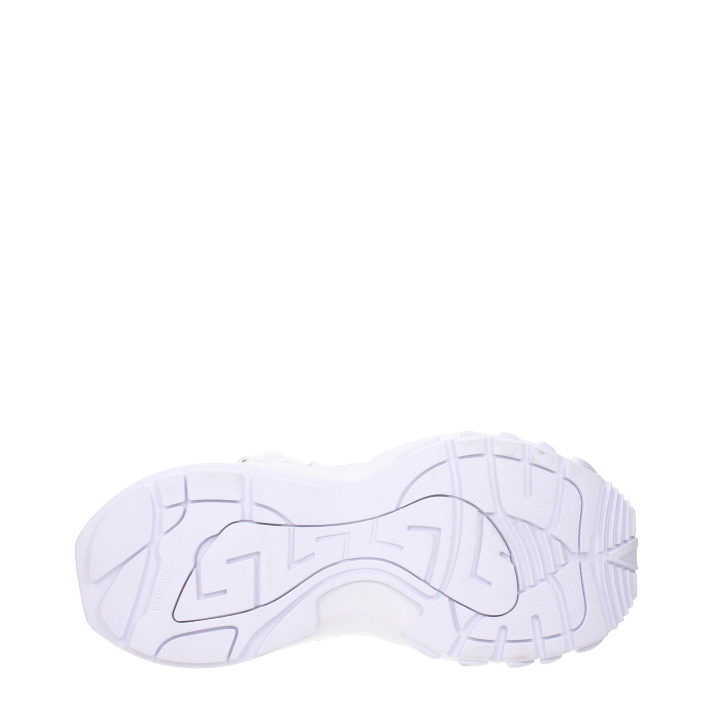 Versace Hvid Læder Atletiske Sneakers Casual Stil Sko