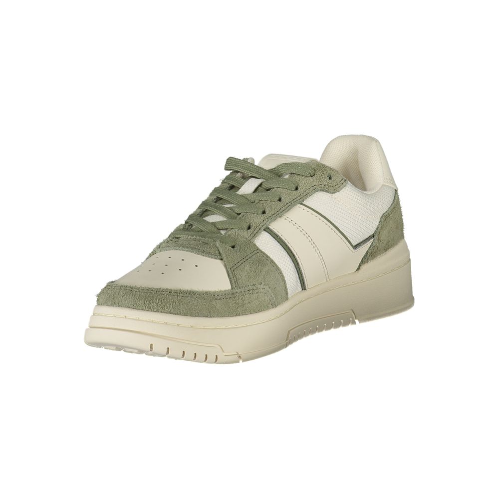 Tommy Hilfiger Hvid Læder Herre Sneaker Aftageligt Indlæg