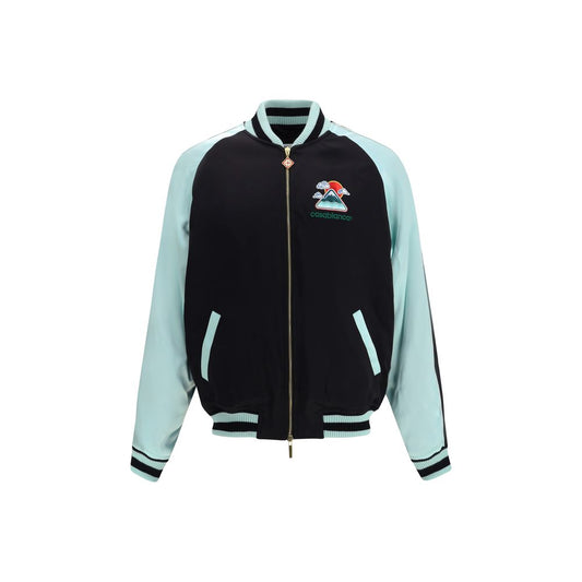 Casablanca Black Viscose Bomber