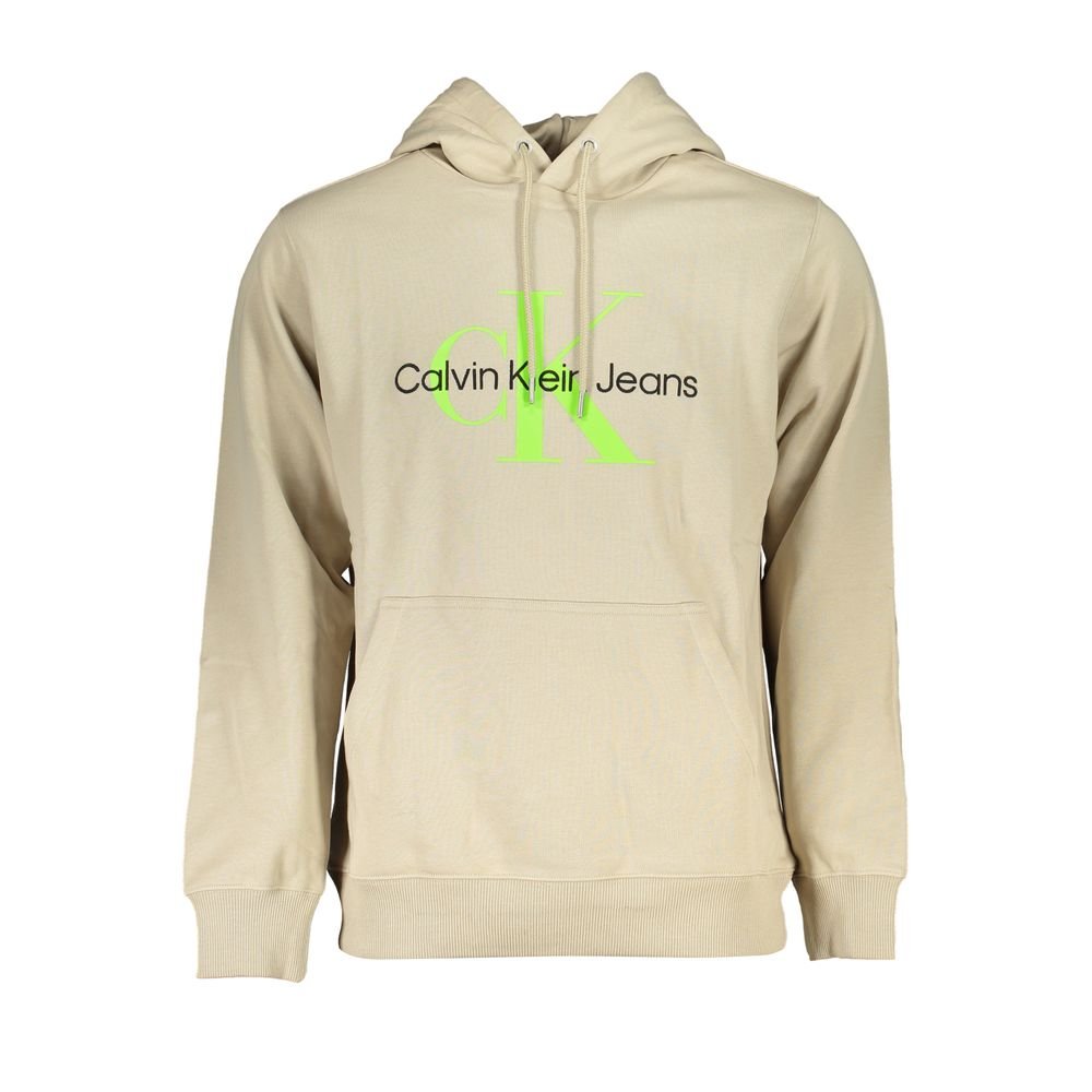 Calvin Klein Beige Cotton Men Sweater - Le schmidt