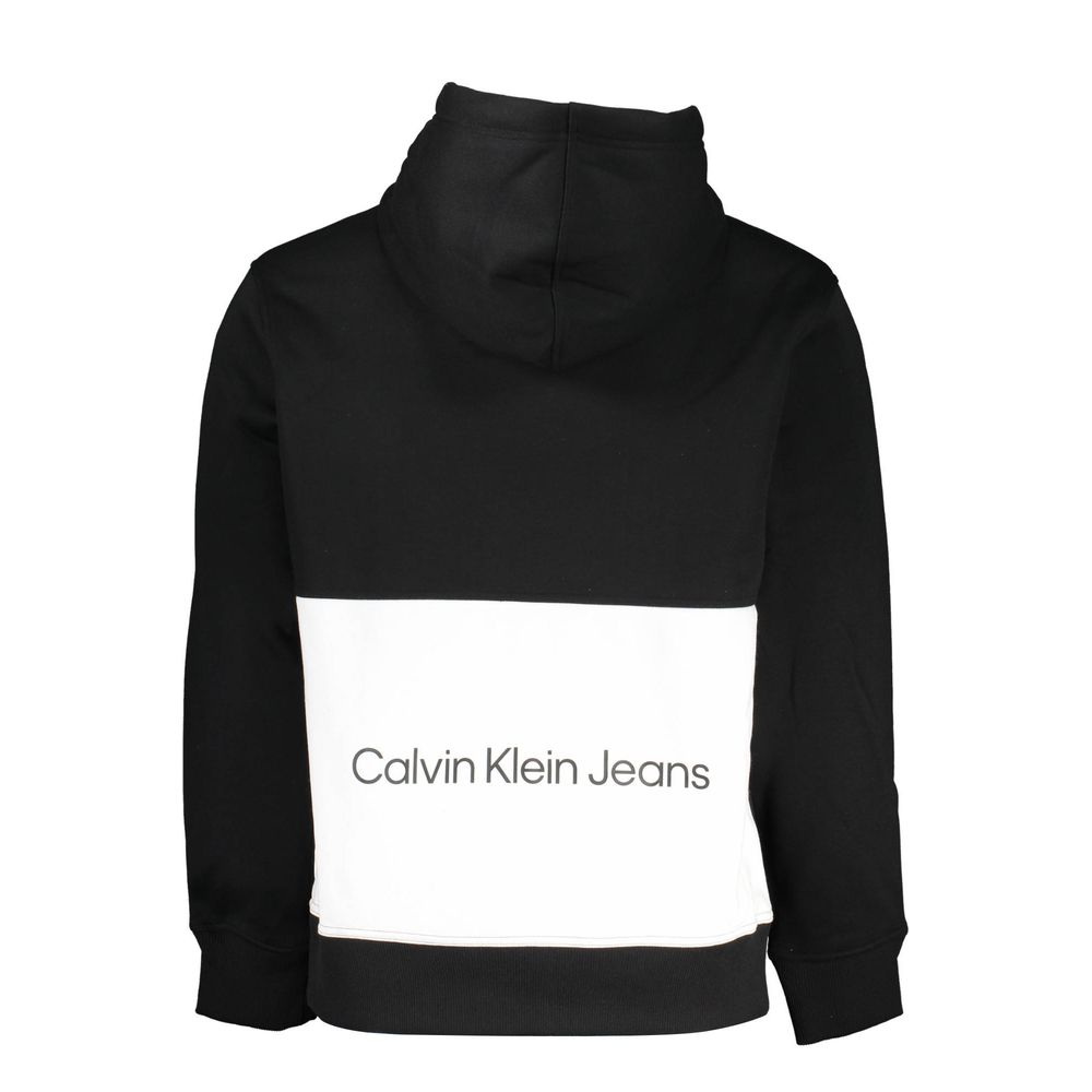 Calvin Klein Black Polyester Men Sweater with Hood - Le schmidt