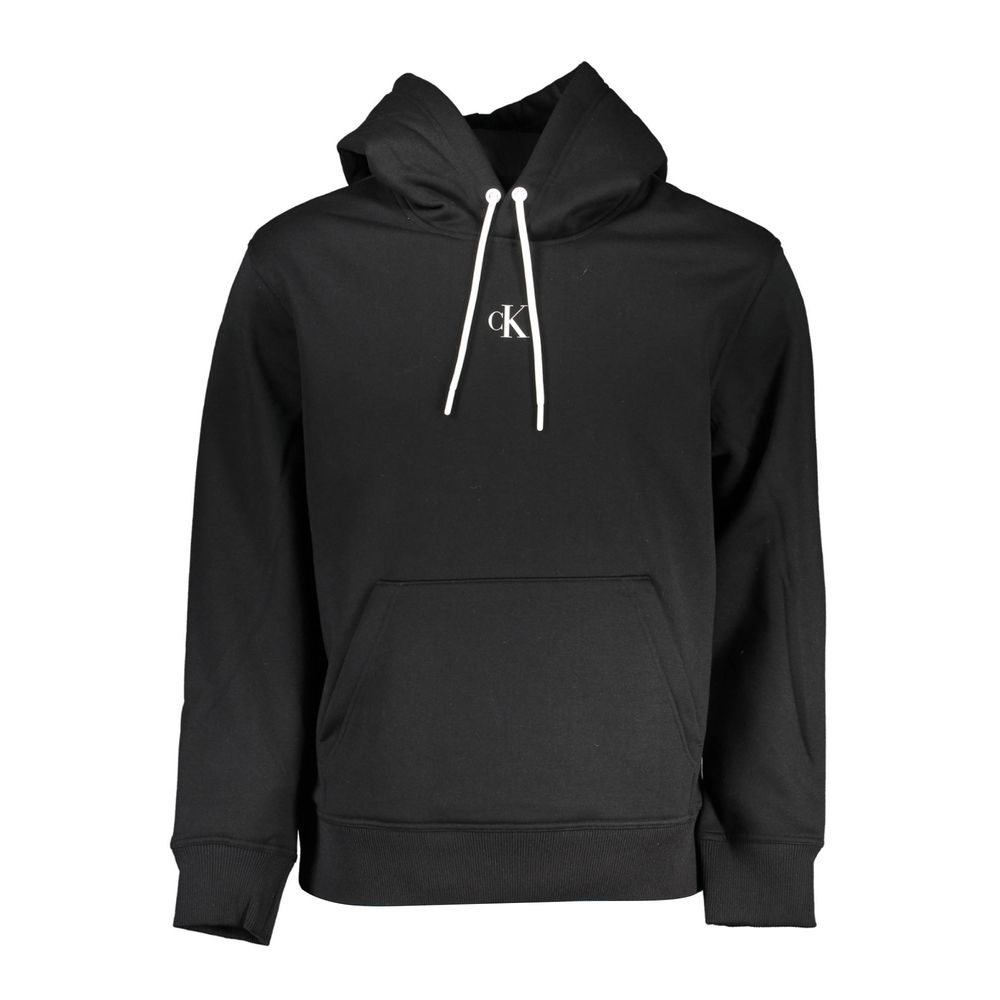 Calvin Klein Black Polyester Men Sweater with Hood - Le schmidt