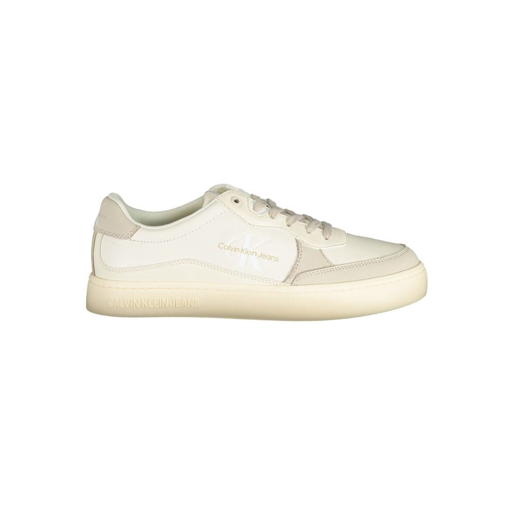 Calvin Klein Elegant White Sneakers with Contrast Accents - Le schmidt