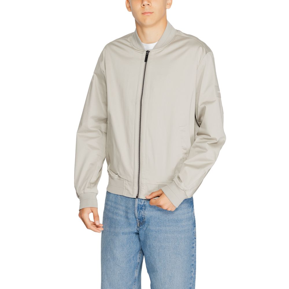 Calvin Klein Gray Organic Cotton Jackets & Coat - Le schmidt