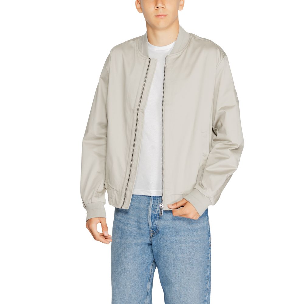 Calvin Klein Gray Organic Cotton Jackets & Coat - Le schmidt