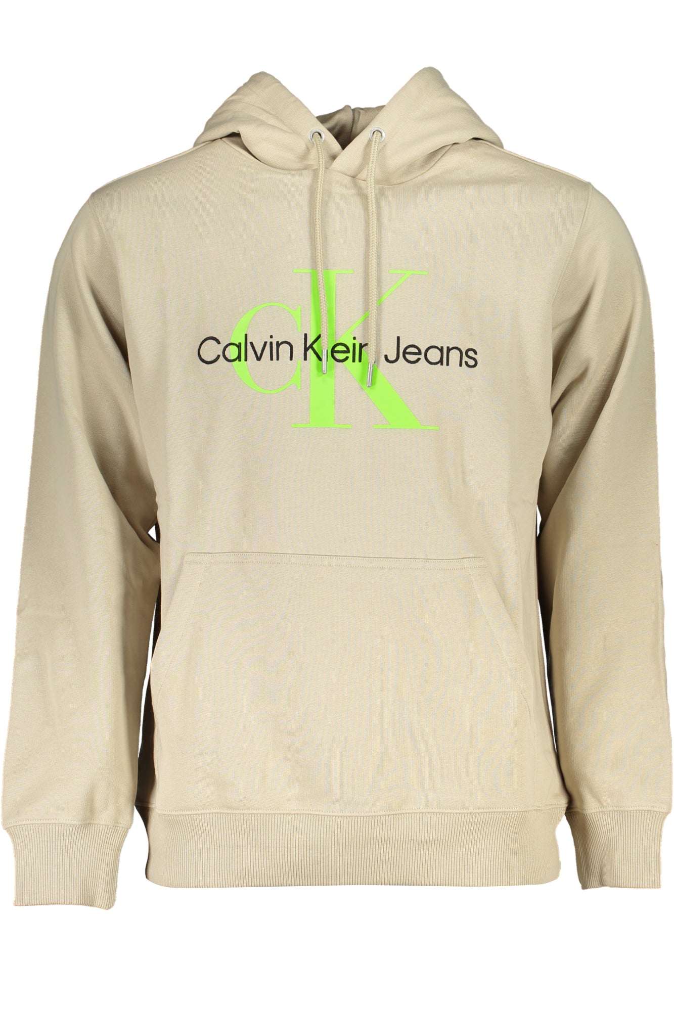 CALVIN KLEIN MEN'S BEIGE ZIPLESS SWEATSHIRT - Le schmidt