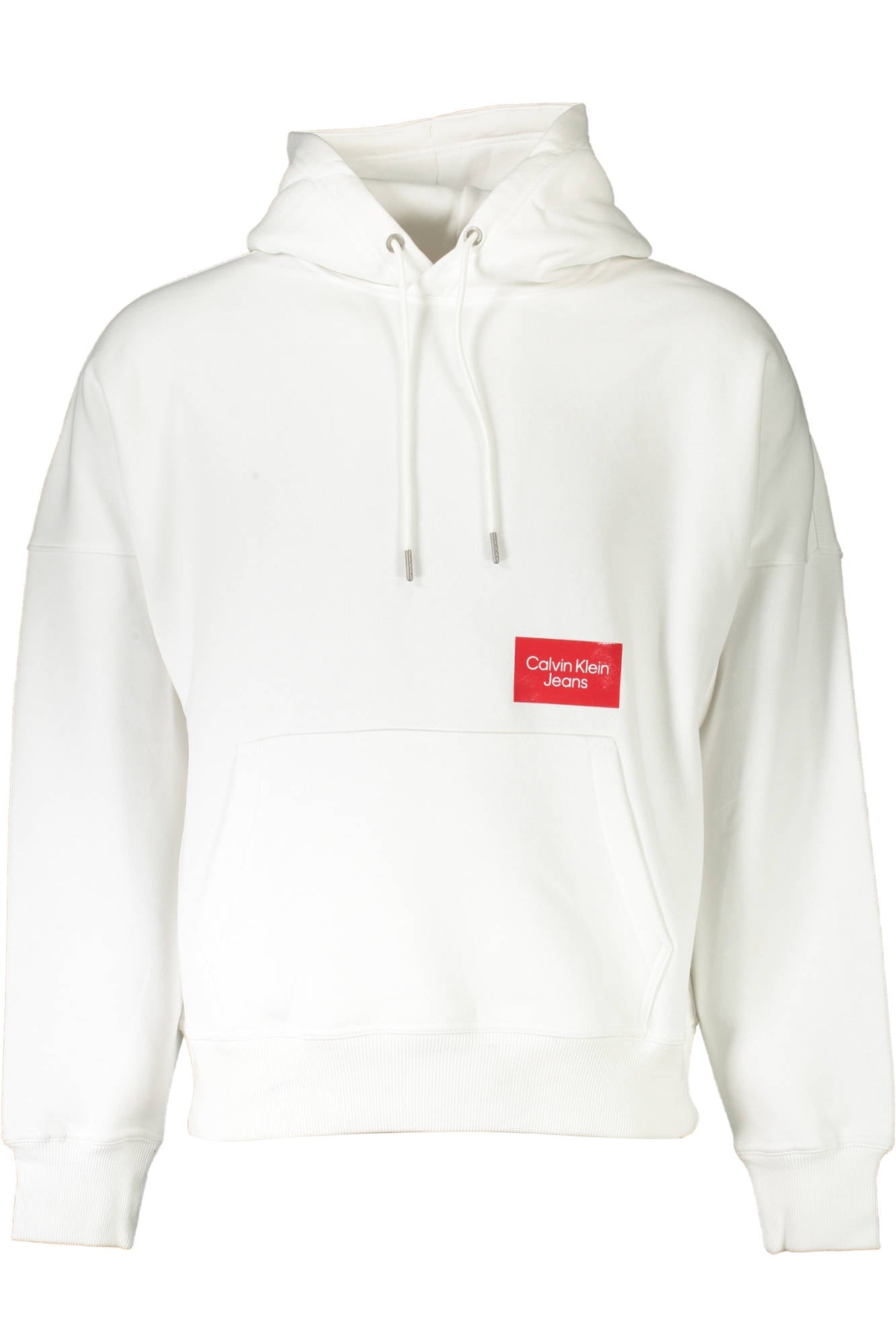 CALVIN KLEIN WHITE MEN'S SWEATSHIRT WITHOUT ZIP - Le schmidt