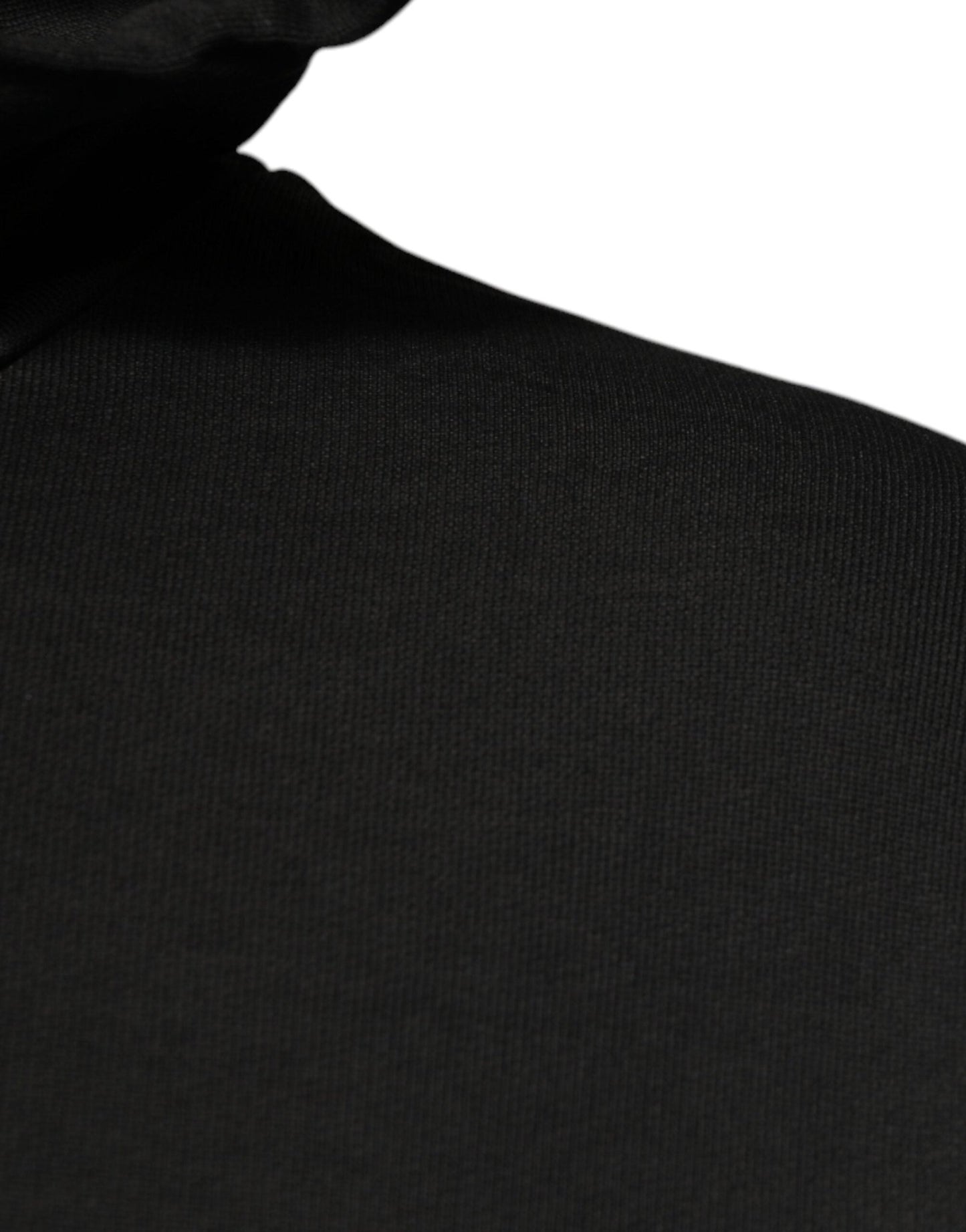 Dolce & Gabbana Black Cotton Hooded DG Shield Pullover Sweater - Le schmidt