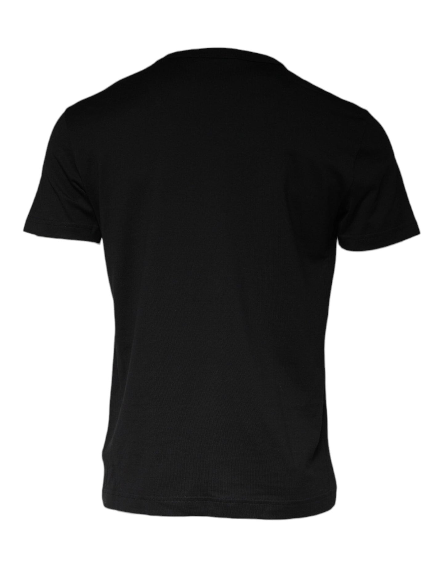 Dolce & Gabbana Black Cotton Necklace Embellished T-shirt - Le schmidt