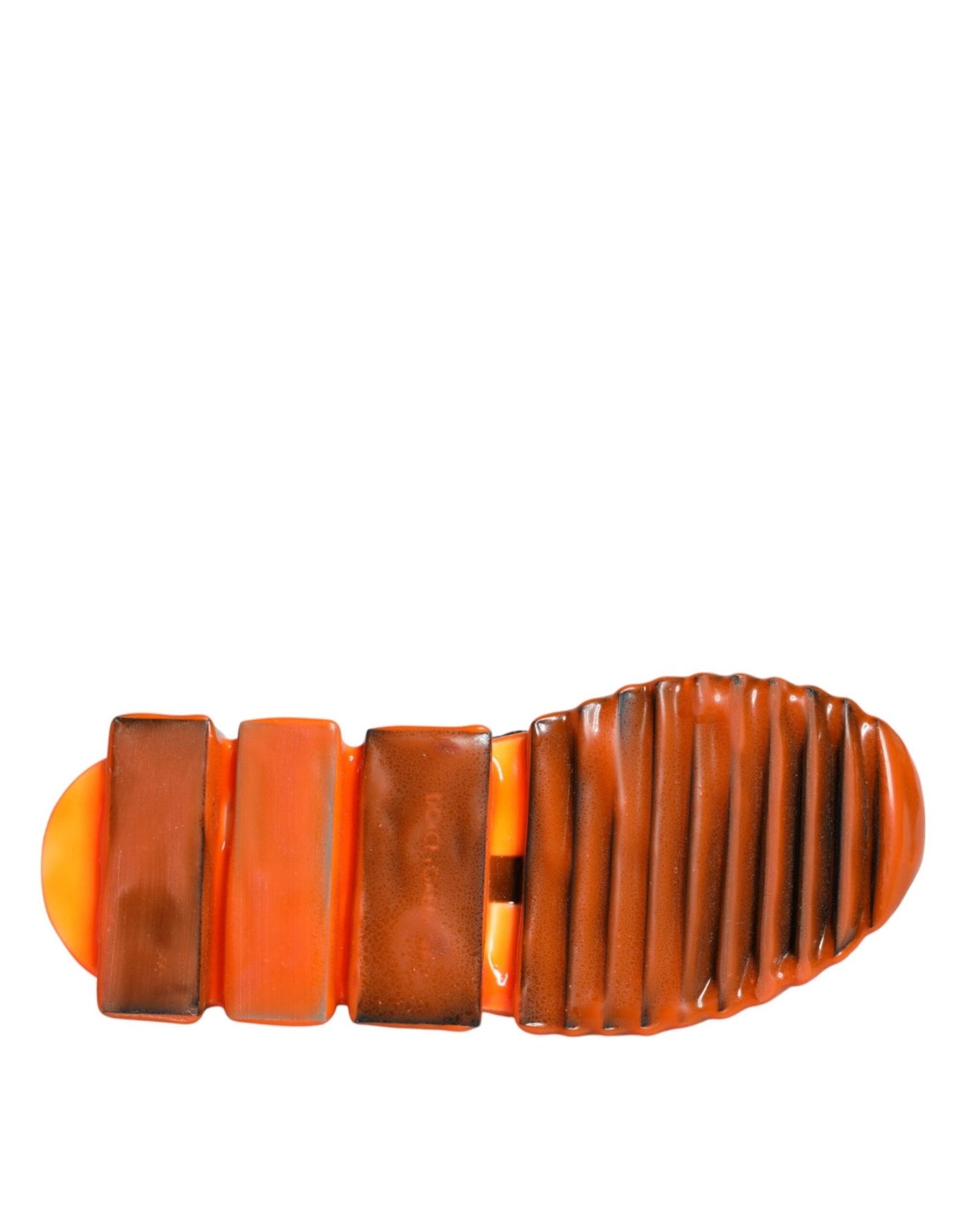 Dolce & Gabbana Black Orange Sorrento Slip On Sneakers Shoes - Le schmidt