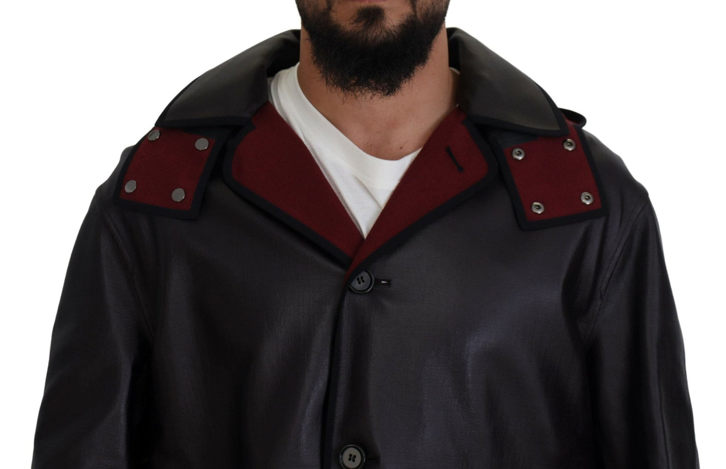 Dolce & Gabbana Black Trench Hooded Parka Cotton Jacket - Le schmidt