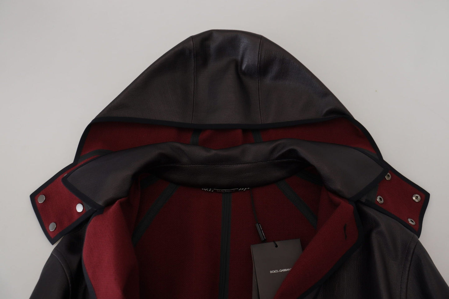 Dolce & Gabbana Black Trench Hooded Parka Cotton Jacket - Le schmidt