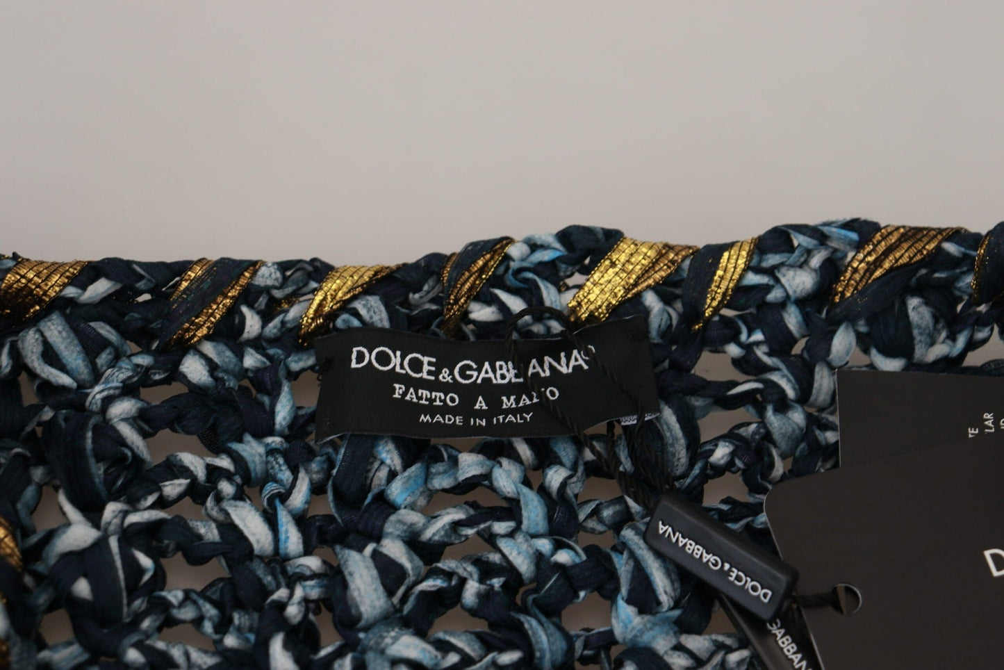 Dolce & Gabbana Blue Button Cardigan Fatto A Mano Sweater - Le schmidt