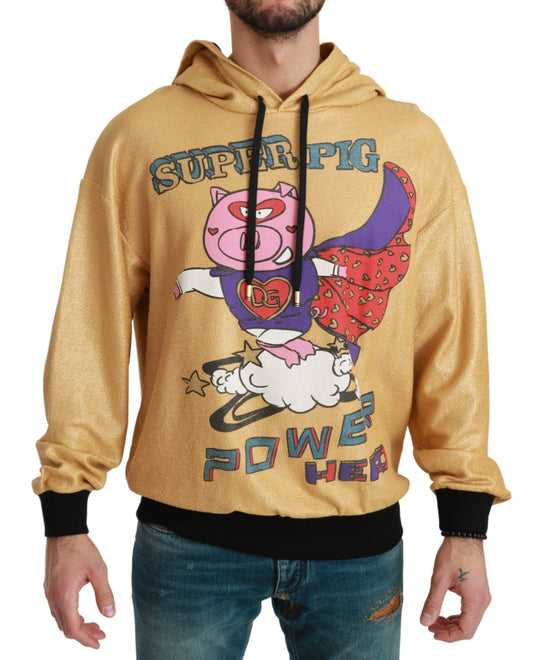 Dolce & Gabbana Gold Pig of the Year Hooded Sweater - Le schmidt