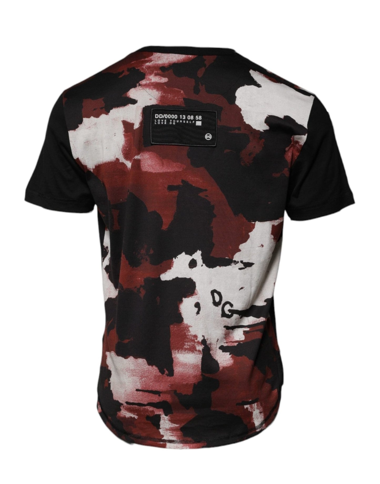 Dolce & Gabbana Multicolor Camouflage Crew Neck T-shirt - Le schmidt