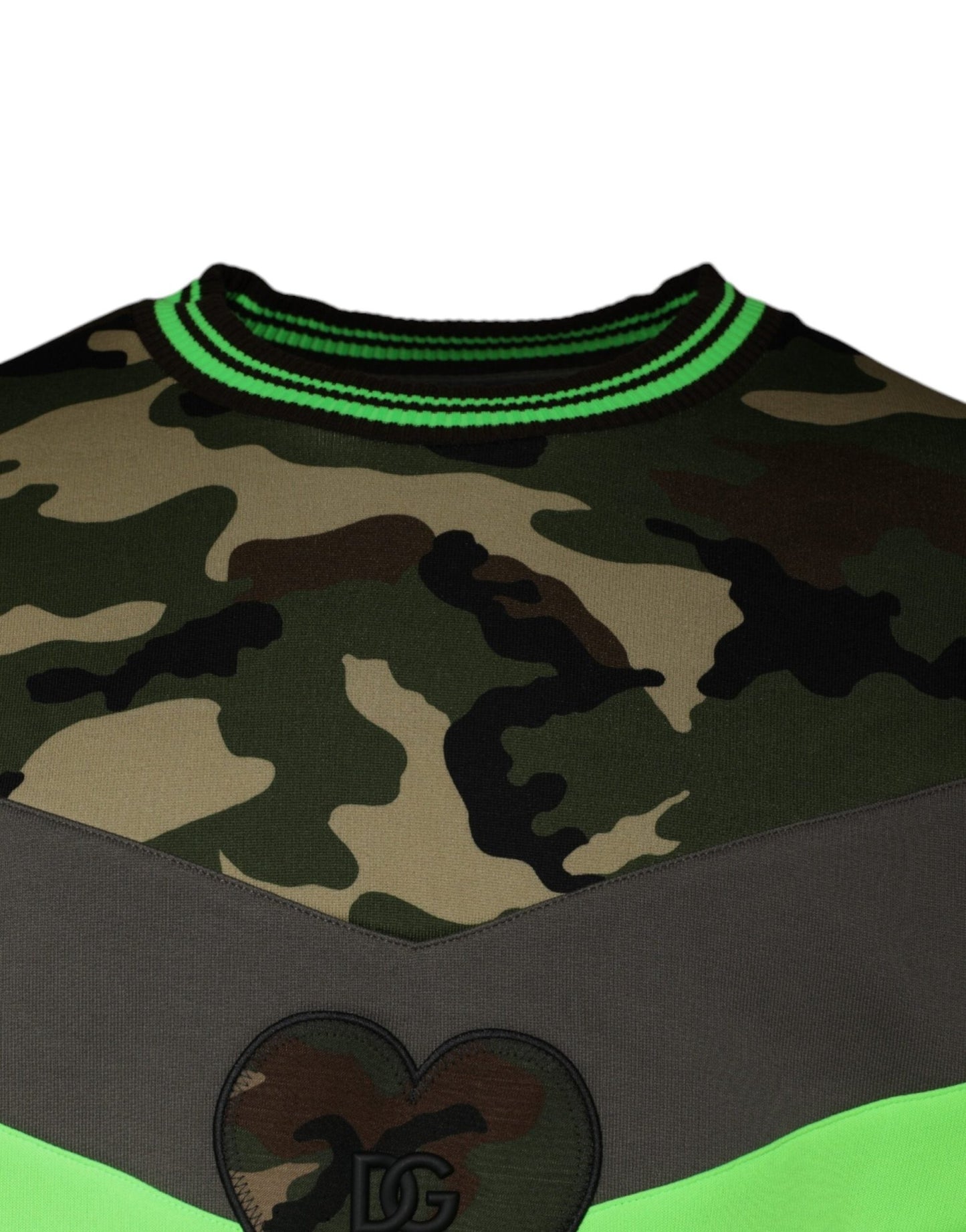 Dolce & Gabbana Multicolor Camouflage Sweatshirt Sweater - Le schmidt