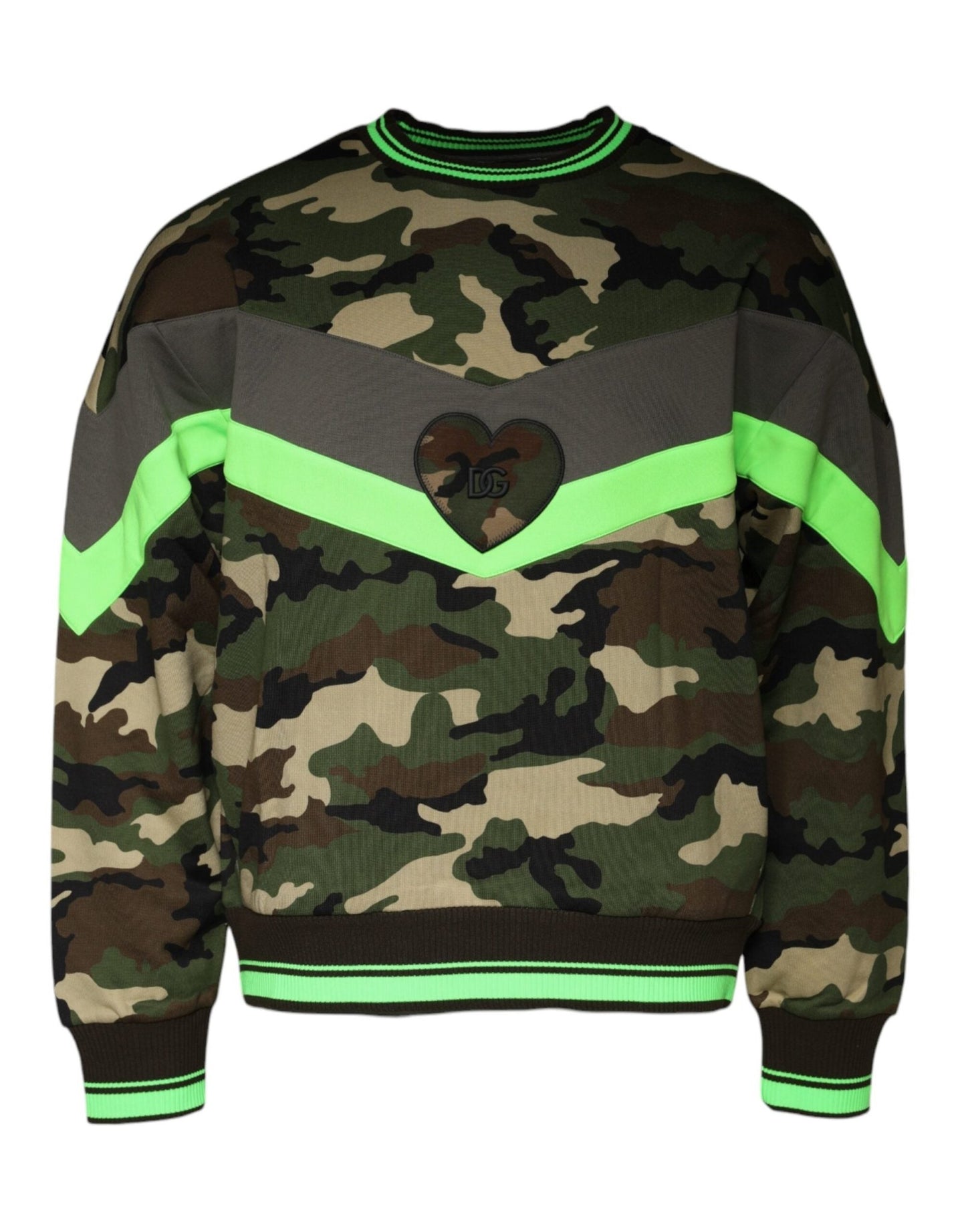 Dolce & Gabbana Multicolor Camouflage Sweatshirt Sweater - Le schmidt