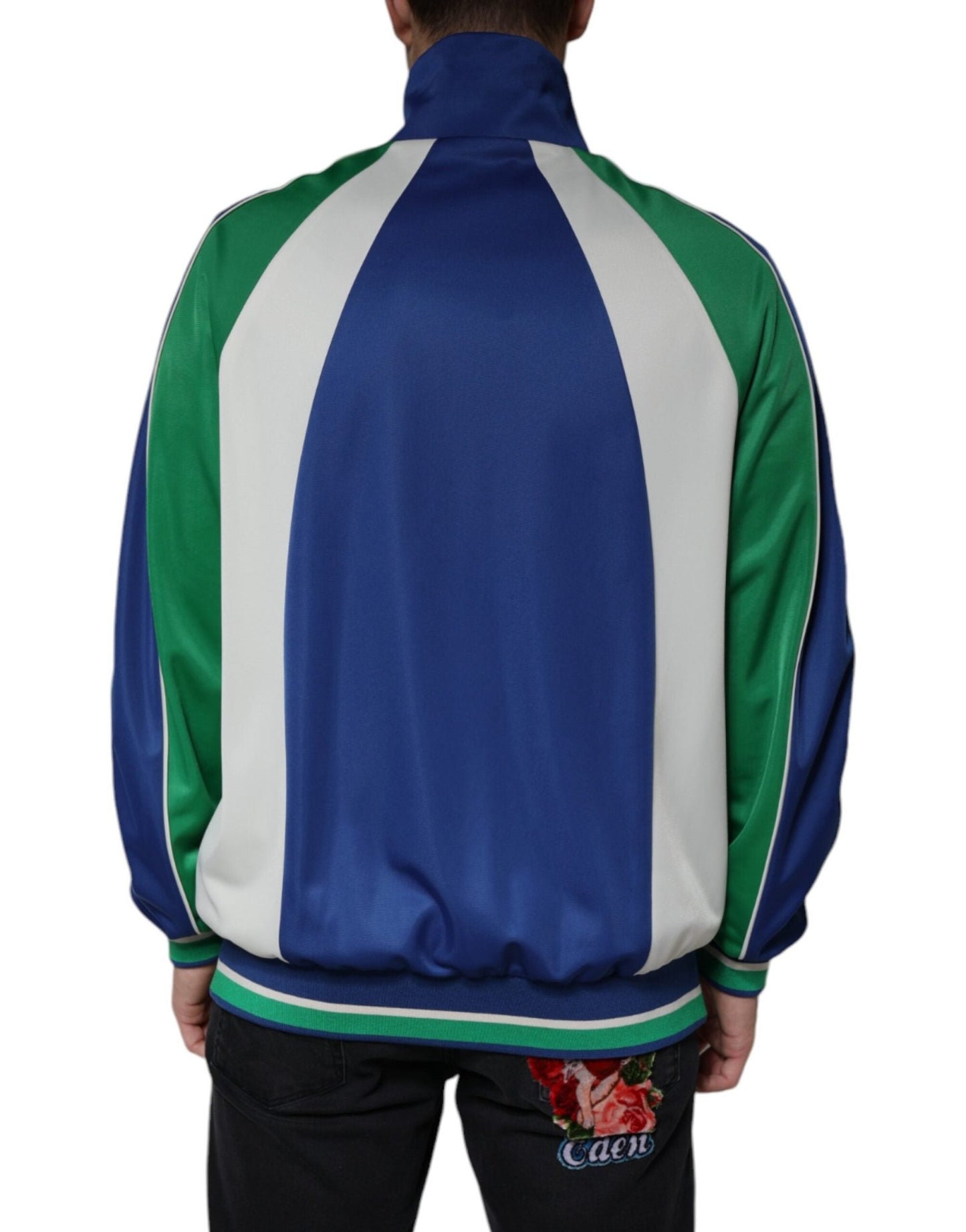 Dolce & Gabbana Multicolor Polyester Full Zip Bomber Jacket - Le schmidt