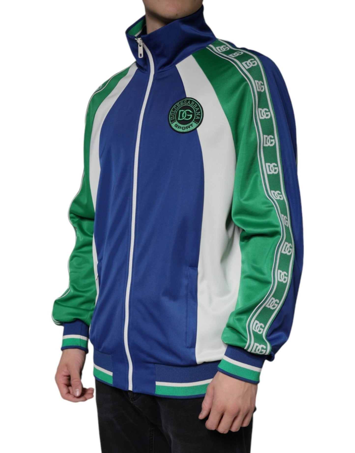 Dolce & Gabbana Multicolor Polyester Full Zip Bomber Jacket - Le schmidt