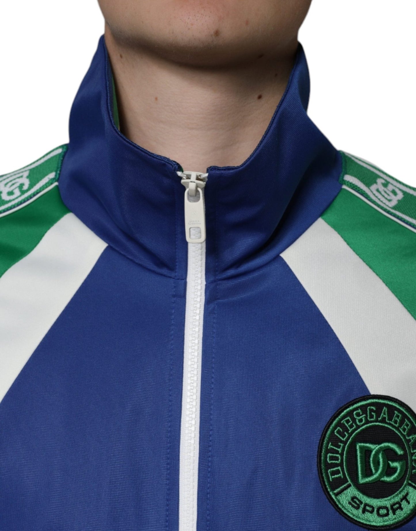 Dolce & Gabbana Multicolor Polyester Full Zip Bomber Jacket - Le schmidt