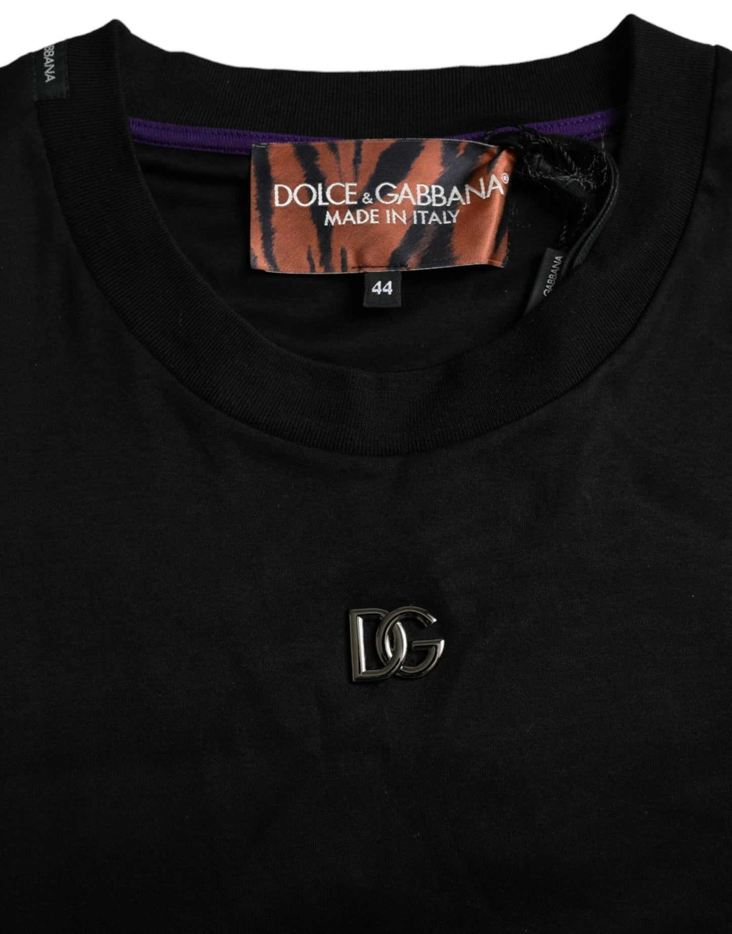 Dolce & Gabbana Multicolor Tiger Print Cotton Short Sleeves T-shirt - Le schmidt