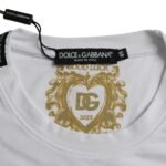 Dolce & Gabbana White Cotton Roundneck Short Sleeve T-shirt - Le schmidt