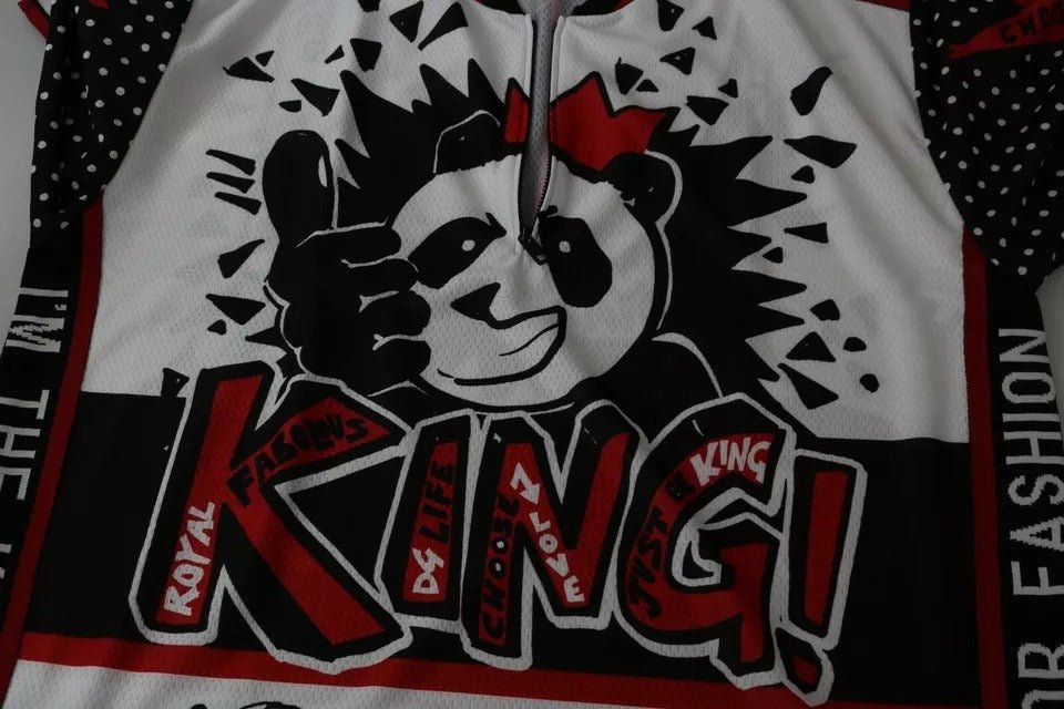 Dolce & Gabbana White King Panda Polyester T-shirt Top - Le schmidt