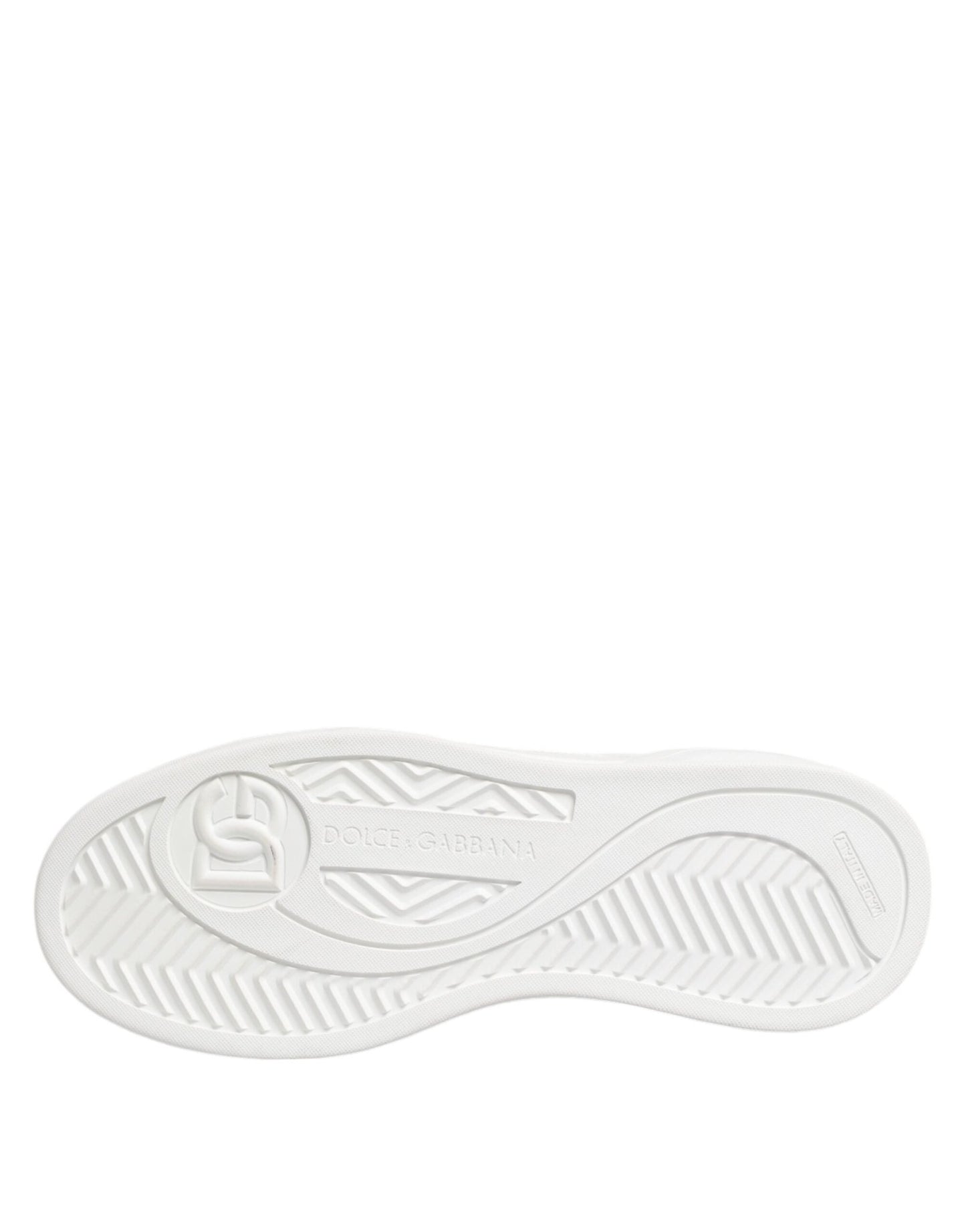 Dolce & Gabbana White Miami Leather Low Top Sneakers Shoes - Le schmidt