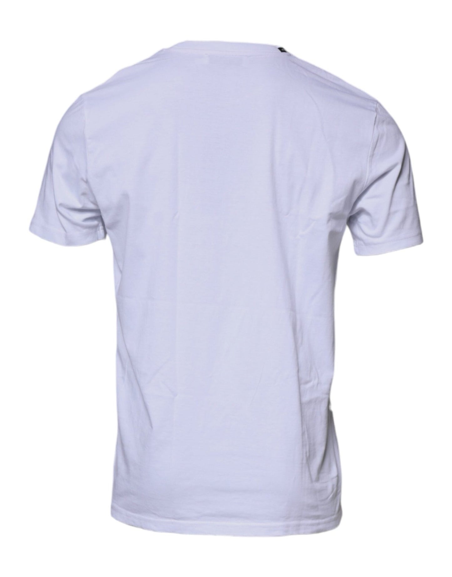 Dolce & Gabbana White Red Leopard Cotton Crew Neck T-shirt - Le schmidt