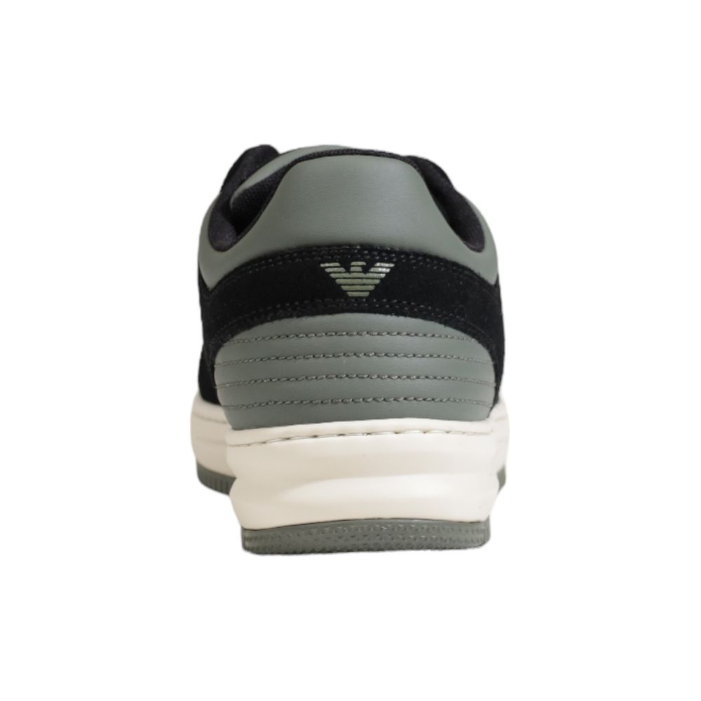 EA7 Emporio Armani Green Polyester Sneaker - Le schmidt