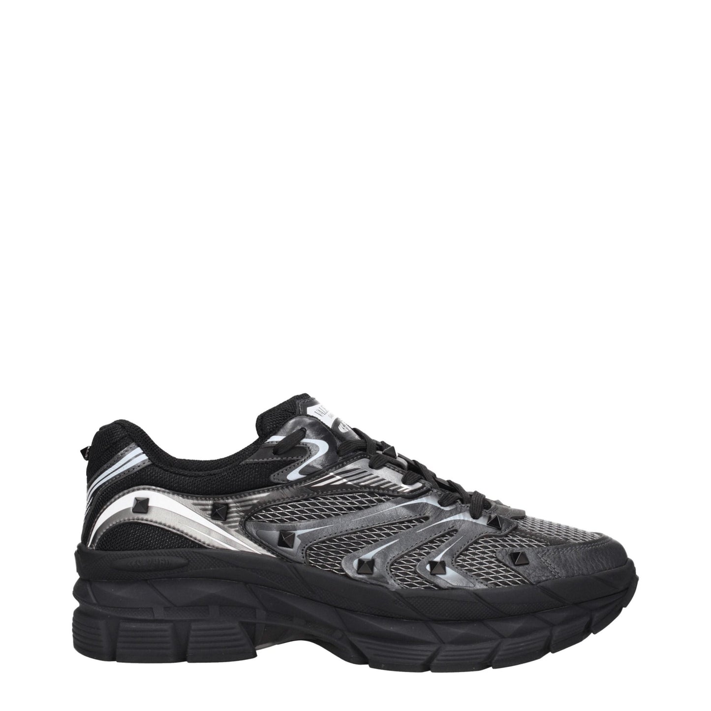 Valentino Garavani Black Fabric Athletic Sneakers - Le schmidt